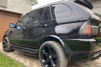 BMW X5 E53 1999–2006 Sidetrin Bosphorus Black (2 stk., aluminium) foto 1