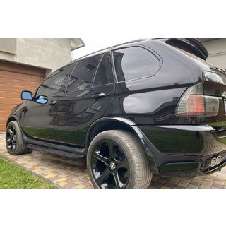 Sidetrin Bosphorus Black (2 stk., aluminium) BMW X5 E53 1999–2006 foto 1