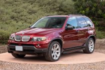 BMW X5 E53 1999–2006 Sidemont. trinbræt Maya Red (2 stk., aluminium) foto 1
