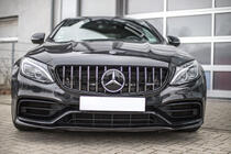 Mercedes C-klasse W205 2014–2021 Frontgrill Panamericana GT (til original C63 AMG) 2014-2018, uden kamera foto 1