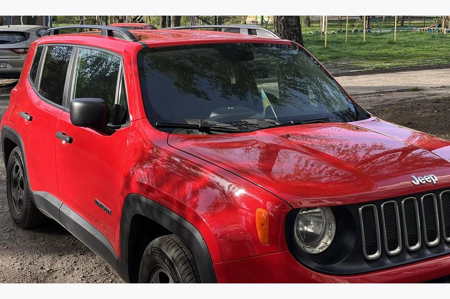 Jeep Renegade 2014– Tagrælinger Skyport (mat sort) Image