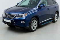 Lexus RX 2009–2015 Sidetrin Maya Blue (2 stk., aluminium) foto 1