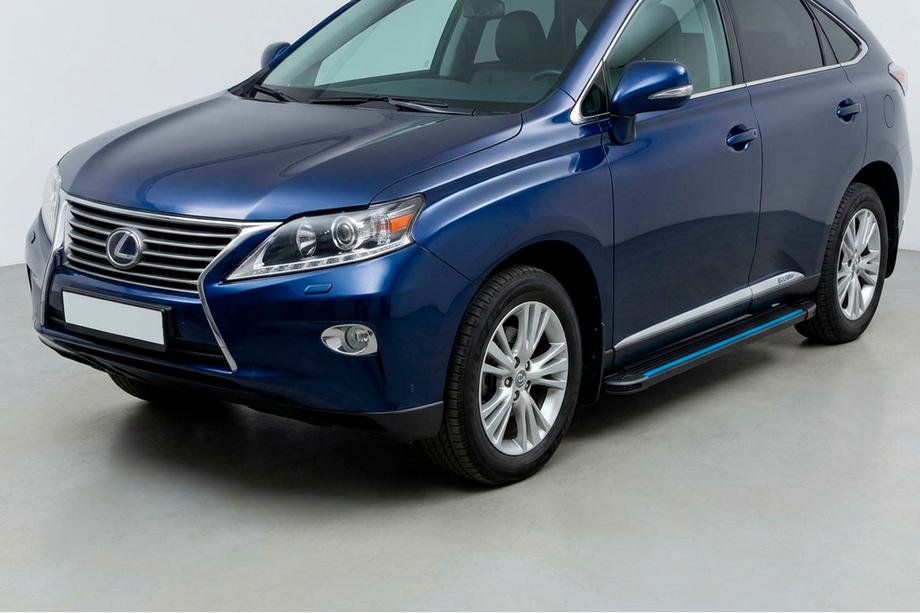 Lexus RX 2009–2015 Sidetrin Maya Blue (2 stk., aluminium) Image