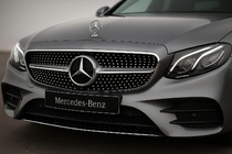 Mercedes E-klasse W213 2016–2023 Frontgrill Diamond Silver (til Avantgarde/AMG-Line/E43 AMG/E53 AMG 2016-2020) Med kameraholder foto 1