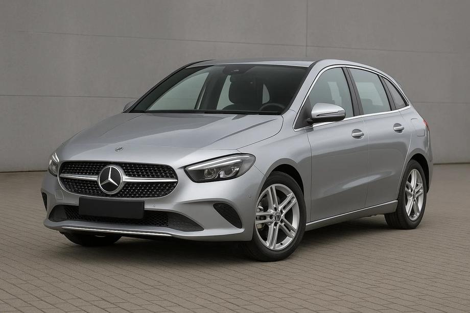 Mercedes B-klasse W247 2019– Frontgrill Diamond Silver (til Base) Image