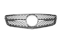 Mercedes C-class W204 2007–2015 AMG Silver frontgrill foto 2