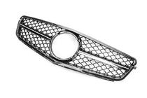 Mercedes C-class W204 2007–2015 AMG Silver frontgrill foto 3