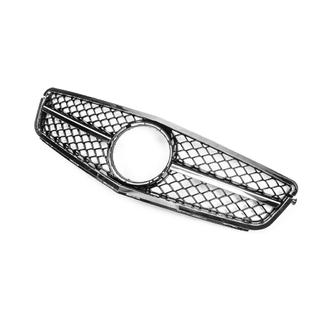 AMG Silver frontgrill Mercedes C-class W204 2007–2015 foto 3