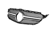 Mercedes C-klasse W205 2014–2021 AMG Silver frontgrill (til Avantgarde/AMG-Line/C43 AMG) foto 8