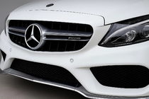 Mercedes C-klasse W205 2014–2021 Frontgrill i C63-design (til Avantgarde/AMG-Line/C43 AMG) foto 1