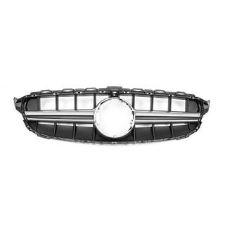 Frontgrill i C63-design (til Avantgarde/AMG-Line/C43 AMG) Mercedes C-klasse W205 2014–2021 foto 3