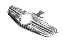 Mercedes C-class W204 2007–2015 AMG Silver frontgrill (til C63) 2012-2015 foto 2