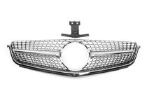 Mercedes C-class W204 2007–2015 Frontgrill Diamond Silver (til C63) foto 1