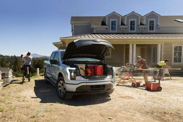 Ford præsenterede en elektrisk version af F-150-pickupen