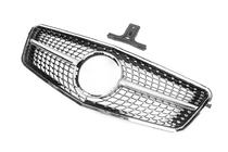 Mercedes E-class W212 2009–2016 Frontgrill Diamond Silver (2009-2012) foto 4