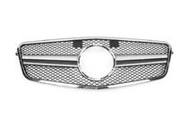 Mercedes E-class W212 2009–2016 AMG Silver frontgrill (2009-2012) foto 2