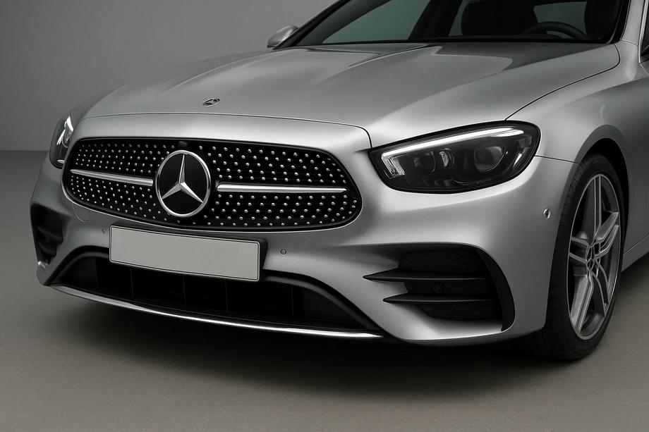 Mercedes E-klasse W213 2016–2023 Frontgrill Diamond Silver (AMG Line, 2020+) Image