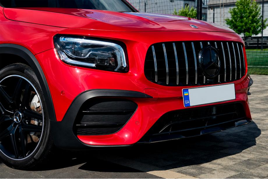 Mercedes GLB X247 2019– Panamericana GT frontgrill (til AMG-Line 2019-2023) Med kameraholder Foto 4