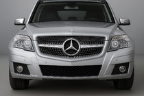 Mercedes GLK-klasse X204 2008–2015 Frontgrill Diamond Silver (2009-2012) foto 1