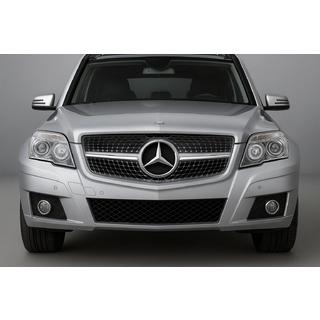 Frontgrill Diamond Silver (2009-2012) Mercedes GLK-klasse X204 2008–2015 foto 1