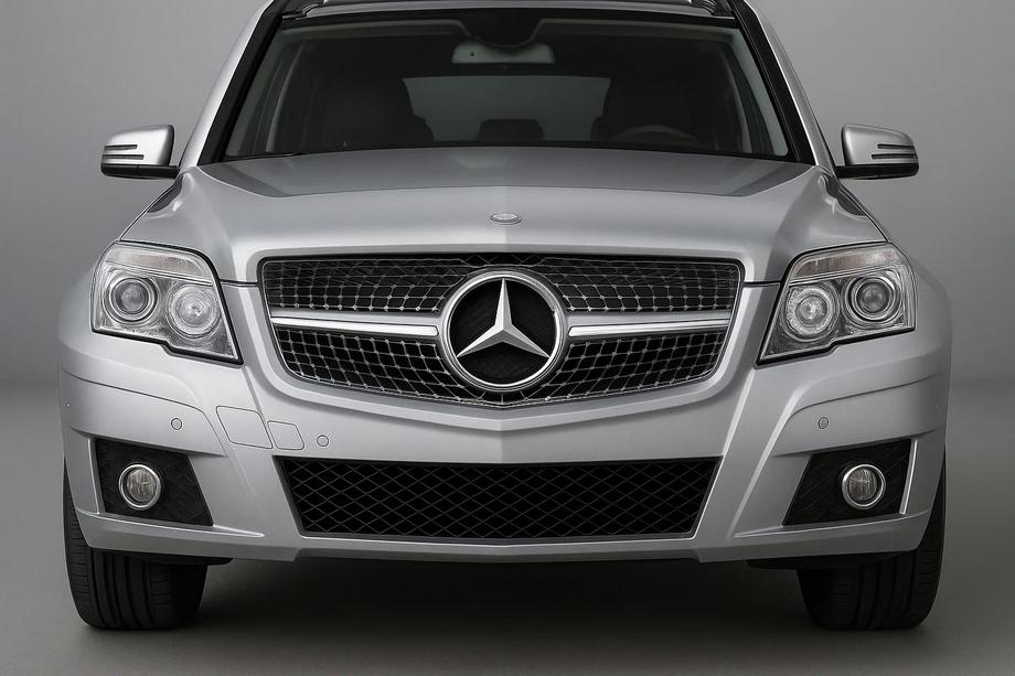 Mercedes GLK-klasse X204 2008–2015 Frontgrill Diamond Silver (2009-2012) Image