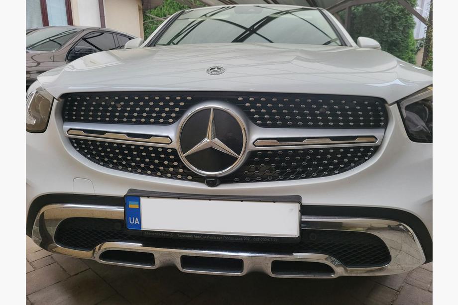 Mercedes GLC Coupé C253 2016–2023 Frontgrill Diamond Silver (til Base 2019-2022) Foto 1