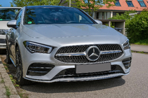 Mercedes CLA C118 2019– Frontgrill Diamond Silver (til 2019-2022) foto 1