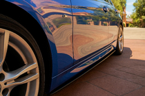BMW 3-serie F30/F31 2012–2019 Sideskørt-kåber EuroCap (til M-Sport sideskørter, sort blank) foto 3