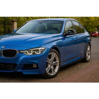 Sideskørt-kåber EuroCap (til M-Sport sideskørter, sort blank) BMW 3-serie F30/F31 2012–2019 foto 2