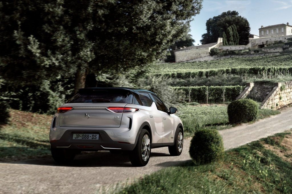 Elektrisk version af bycrossoveren DS 3 Crossback E-Tense