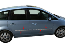 Ford C-Max 2004–2010 Dørlister (4 stk., rustfrit stål) Carmos - Tyrkisk stål foto 3