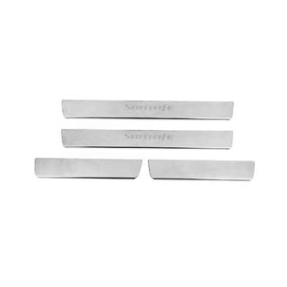 Dørtrinslister Carmos V2 (sæt á 4, rustfrit stål) Hyundai Santa Fe 2 2006–2012 foto 1