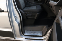 Volkswagen Crafter 2006–2016 Indvendige dørtrinslister (Carmos V1) 3 stk., Carmos - tyrkisk rustfrit stål foto 1