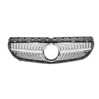 Frontgrill Diamond Silver (2015-2018) Mercedes B-klasse W246 2011–2018 foto 2