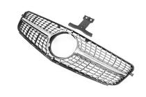 Mercedes C-class W204 2007–2015 Frontgrill Diamond Silver foto 5