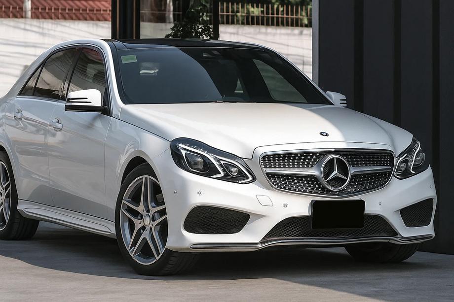 Mercedes E-class W212 2009–2016 Frontgrill Diamond Silver (til Avantgarde og AMG-Line, 2013-2016) Foto 5