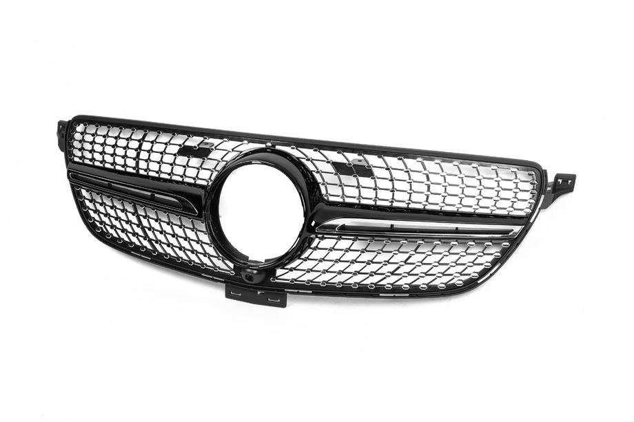 Mercedes GLE Coupé C292 2015–2019 Tuning kølergrill (Diamond Black) Uden kamera Foto 5