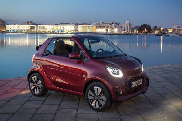 Test af den elektriske cabriolet Smart EQ fortwo cabrio