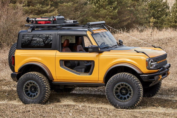 Anmeldelse af den tredørs Ford Bronco SUV