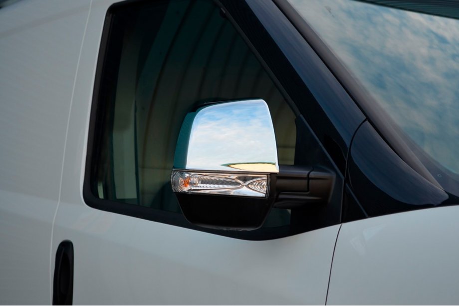 Opel Combo 2012–2018 Spejlkapper i rustfrit stål (2 stk.) Image