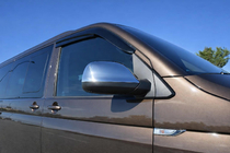 Volkswagen T6 2015–2024 Krom spejlkåber (2 stk., rustfrit stål) OmsaLine - italiensk rustfrit stål foto 1