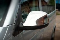 Volkswagen T6 2015–2024 Krom spejlkåber (2 stk., rustfrit stål) OmsaLine - italiensk rustfrit stål foto 3