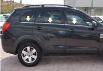 Opel Antara 2006–2017 Nedre vindueslister (6 stk., rustfrit stål) foto 1