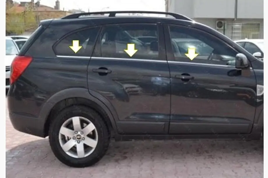 Opel Antara 2006–2017 Nedre vindueslister (6 stk., rustfrit stål) Image