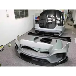 Komplet bodykit med kulfibermotorhjelm foto 2