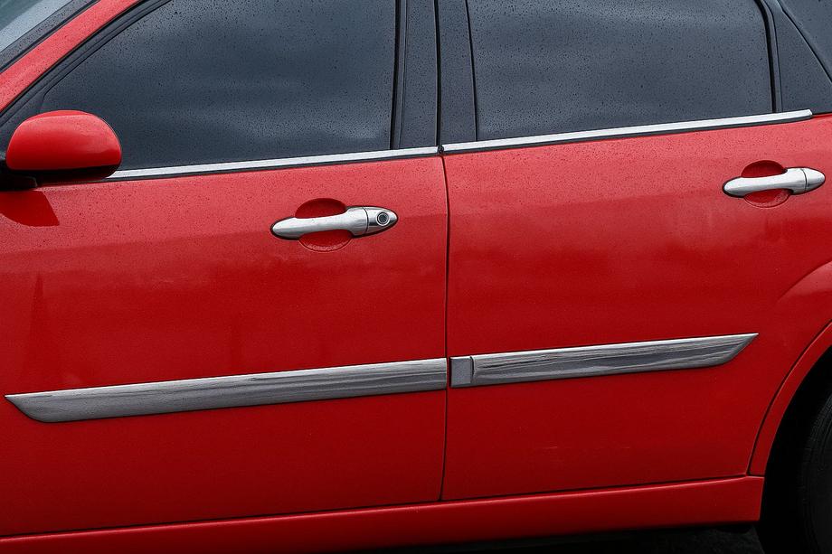 Ford Focus I 1998–2005 Dørgrebsdæksler (4 stk., rustfrit stål) Carmos - Tyrkisk stål Image