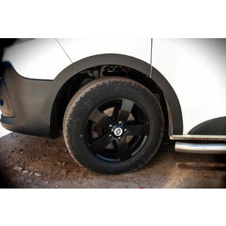 Hjulbuekanter (6 stk., sorte, ABS) Opel Vivaro 2015–2019 foto 1
