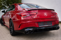 Mercedes CLA C118 2019– Bagdiffusor med udstødningstyller (CLA45-design) foto 3