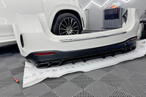 Mercedes GLE W167 2018– Bageste diffuser med udstødningstipper GLE63 Black (2018-2026) foto 3