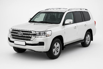 Toyota Land Cruiser 200 2007–2021 Tagrælinger, originalt design Grey (2 stk) foto 1